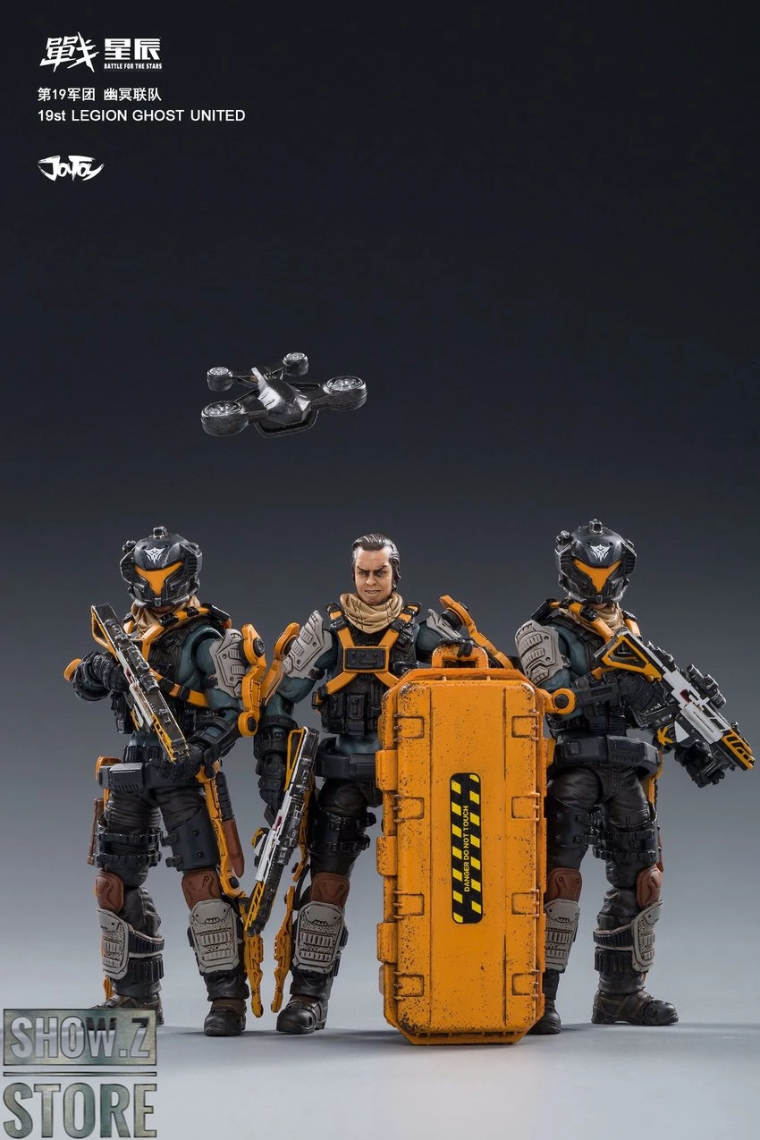 JoyToy Source 1/18 19st Ghost United Legion & Grice Anna Set Of 4 9 JoyToy Source 1/18 19st Ghost United Legion & Grice Anna Set Of 4 - Image 9