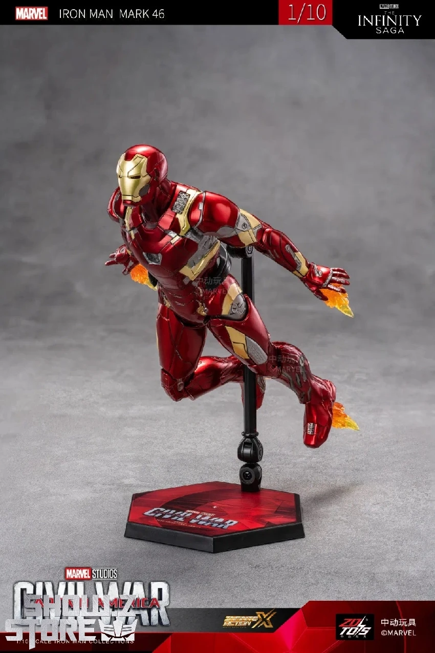 ZT Toys Marvel Licensed 1/10 Iron Man Mark 46 10 ZT Toys Marvel Licensed 1/10 Iron Man Mark 46 - Image 10