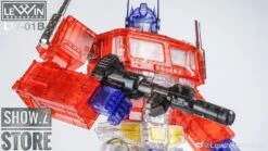 Lewin Resources LW-01B Optimus Prime Clear Limited Edition W/ LED -MECHA REALM STORE c72097fa17