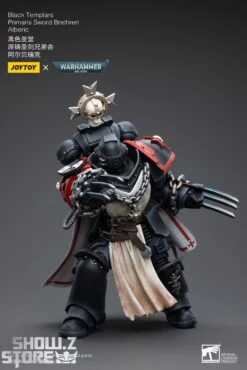 JoyToy Source 1/18 Warhammer 40K Black Templars Primaris Sword Brethren Alberic -MECHA REALM STORE c73c81e823