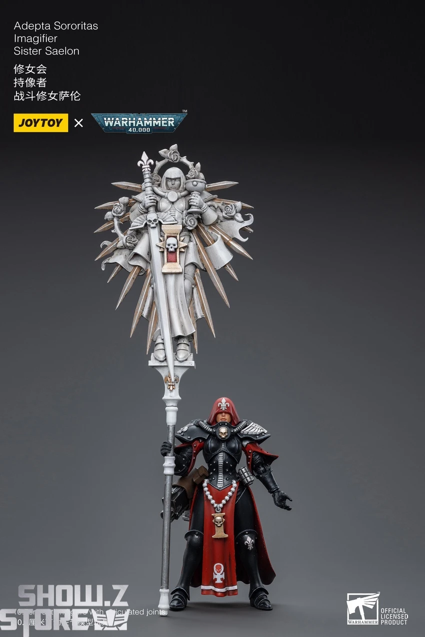 JoyToy Source 1/18 Warhammer 40K Adepta Sororitas Lmagifier Sister Saelon 2 JoyToy Source 1/18 Warhammer 40K Adepta Sororitas Lmagifier Sister Saelon - Image 2