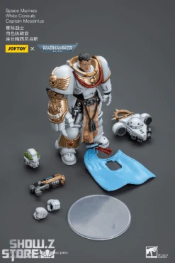 JoyToy Source 1/18 Warhammer 40K Space Marines White Consuls Captain Messinius -MECHA REALM STORE c9ee7eab83