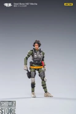 JoyToy Source 1/24 H07 Steel Bone Firepower Mecha Olive Version W/ Pilot -MECHA REALM STORE cb9e9fce01