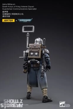 JoyToy Source 1/18 Warhammer 40K Death Korps Of Krieg Veteran Squad Guardsman Communications Specialist -MECHA REALM STORE cbe39a617c