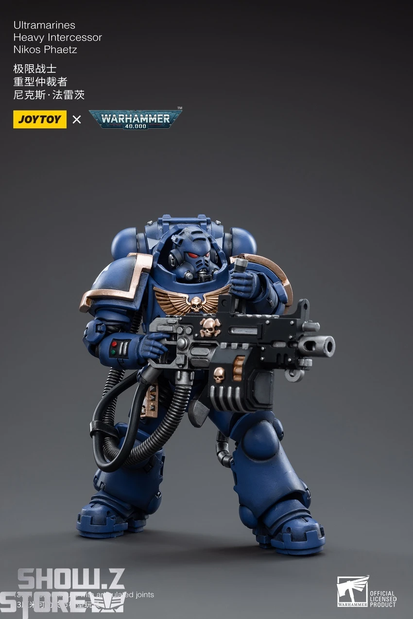 JoyToy Source 1/18 Warhammer 40K Ultramarines Heavy Intercessor Nikos Phaetz 5 JoyToy Source 1/18 Warhammer 40K Ultramarines Heavy Intercessor Nikos Phaetz - Image 5