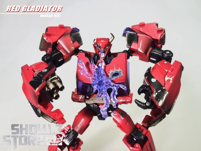 APC Toys Red Gladiator TFP Cliffjumper Zombie Version 10 APC Toys Red Gladiator TFP Cliffjumper Zombie Version - Image 10