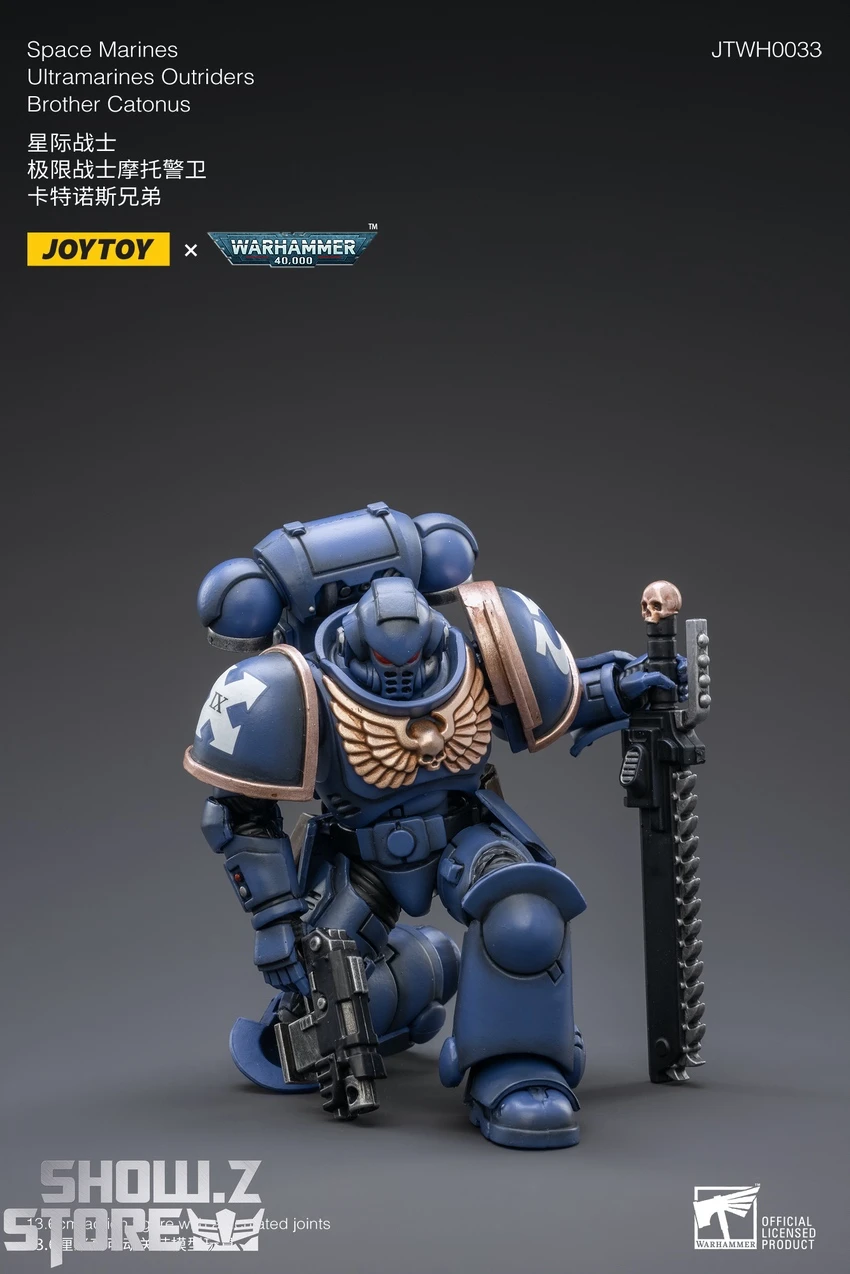 JoyToy Source 1/18 Warhammer 40K Space Marines Ultramarines Outriders Brother Catonus 5 JoyToy Source 1/18 Warhammer 40K Space Marines Ultramarines Outriders Brother Catonus - Image 5
