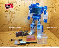 THF Toy House Factory Soundwave MP-13 Clear Version (/w Laserbeak + Buzzsaw) -MECHA REALM STORE cfaed0f90c
