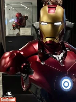 [Pre-Order] Queen Studio 1/1 Marvel Licensed Iron Man Mark 3 Bust Statue -MECHA REALM STORE d4a13b8f1a