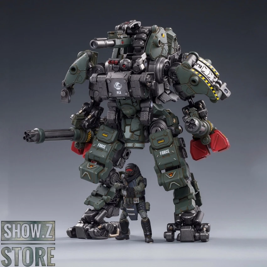 JoyToy Source 1/25 H05 Steel Bone Attack Mecha Military Green Color W/ Pilot 1 JoyToy Source 1/25 H05 Steel Bone Attack Mecha Military Green Color W/ Pilot