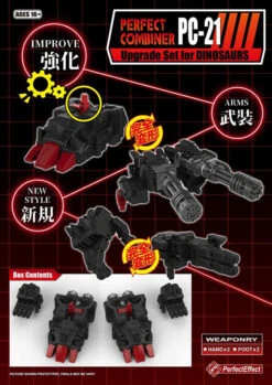 Perfect Effect PE PC-21 Perfect Combiner Upgrade Kit For POTP Volcanicus -MECHA REALM STORE d85522cd4d