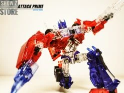 APC Toys APC-001 Attack Prime TFP Optimus Prime Clear Version W/ Black Wheels -MECHA REALM STORE da16b8d7c5