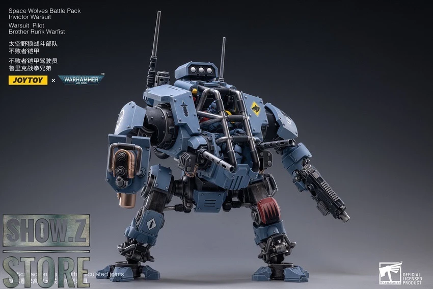 JoyToy Source 1/18 Warhammer 40K Space Wolves Battle Pack Invictor Warsuit & Brother Rurik Warfist 8 JoyToy Source 1/18 Warhammer 40K Space Wolves Battle Pack Invictor Warsuit & Brother Rurik Warfist - Image 8