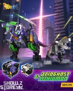 52 Toys BeastBox BB-46 Acidghost & BB-02LM Lithiumon Set Of 2 -MECHA REALM STORE db4f448fd8