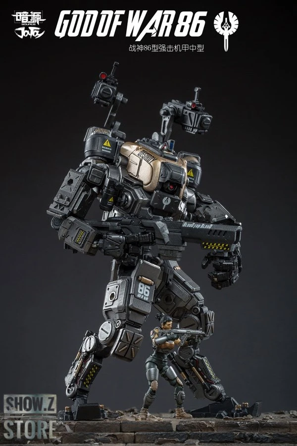 JoyToy Source Acid Rain 1/25 God Of War 86 Medium-Sized Mecha Figure Set Silver Black Version 11 JoyToy Source Acid Rain 1/25 God Of War 86 Medium-Sized Mecha Figure Set Silver Black Version - Image 11