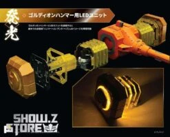 Pose Toy Pose+ Metal Series The King Of Braves GaoGaiGar GoldyMarg & Star GaoGaiGar Option Set Deluxe Version -MECHA REALM STORE dfd5de91be