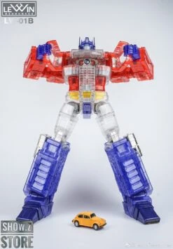 Lewin Resources LW-01B Optimus Prime Clear Limited Edition W/ LED -MECHA REALM STORE e3c37b18f0