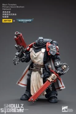 JoyToy Source 1/18 Warhammer 40K Black Templars Primaris Sword Brethren Harmund -MECHA REALM STORE e9d32b495b