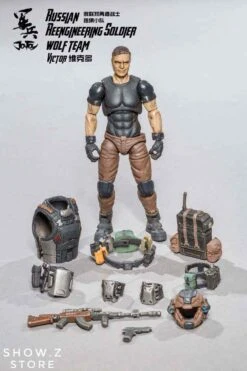 JoyToy Source Acid Rain 1/18 Russian Reengineering Soldier Wolf Team Set Of 3 Figures -MECHA REALM STORE ed95e46bff