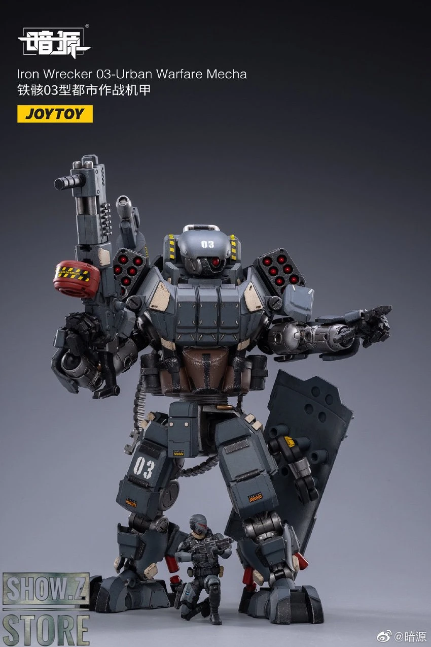 JoyToy Dark Source 1/24 Iron Wrecker 03 Urban Warfare Mecha W/ Pilot 7 JoyToy Dark Source 1/24 Iron Wrecker 03 Urban Warfare Mecha W/ Pilot - Image 7