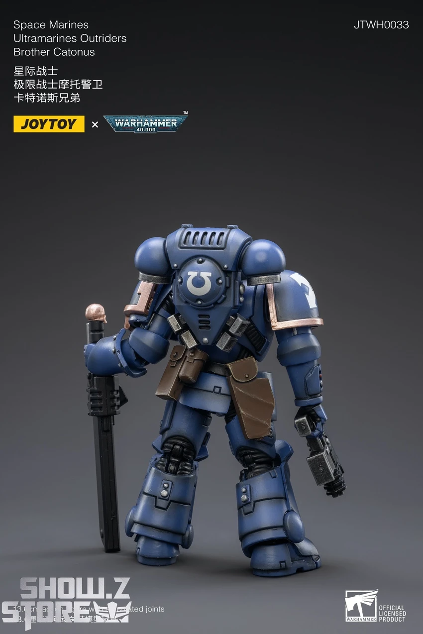 JoyToy Source 1/18 Warhammer 40K Space Marines Ultramarines Outriders Brother Catonus 8 JoyToy Source 1/18 Warhammer 40K Space Marines Ultramarines Outriders Brother Catonus - Image 8
