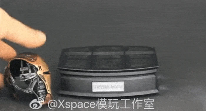 X-Space Studio 1/6 Iron Man MK50 Battle Damaged Helmet /w LED 7 X-Space Studio 1/6 Iron Man MK50 Battle Damaged Helmet /w LED - Image 7