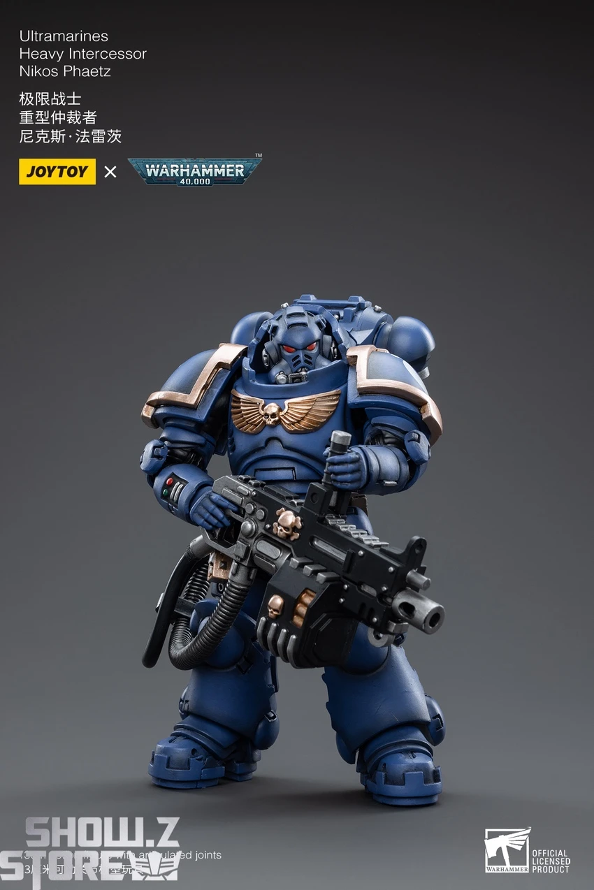 JoyToy Source 1/18 Warhammer 40K Ultramarines Heavy Intercessor Nikos Phaetz 3 JoyToy Source 1/18 Warhammer 40K Ultramarines Heavy Intercessor Nikos Phaetz - Image 3