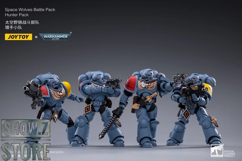 JoyToy Source 1/18 Warhammer 40K Space Wolves Battle Pack Hunter Pack Set Of 4 14 JoyToy Source 1/18 Warhammer 40K Space Wolves Battle Pack Hunter Pack Set Of 4 - Image 14