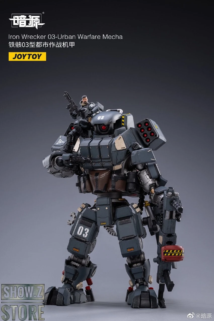 JoyToy Dark Source 1/24 Iron Wrecker 03 Urban Warfare Mecha W/ Pilot 9 JoyToy Dark Source 1/24 Iron Wrecker 03 Urban Warfare Mecha W/ Pilot - Image 9