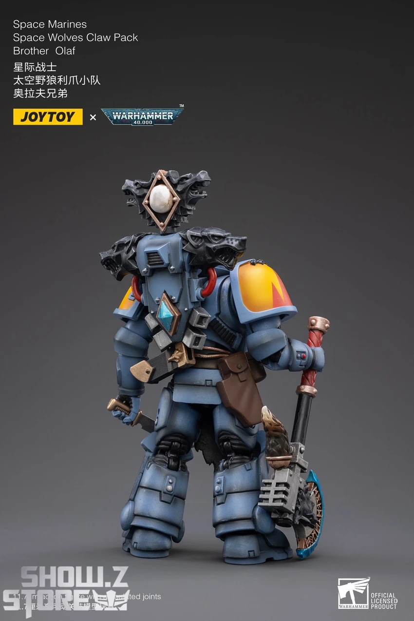 JoyToy Source 1/18 Warhammer 40K Space Wolves Claw Pack Brother Olaf 8 JoyToy Source 1/18 Warhammer 40K Space Wolves Claw Pack Brother Olaf - Image 8