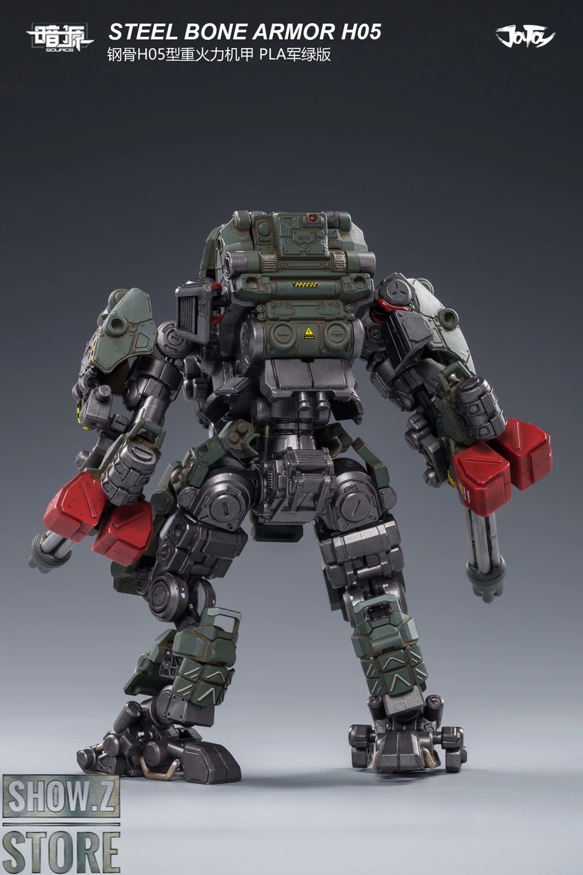 JoyToy Source 1/25 H05 Steel Bone Attack Mecha Military Green Color W/ Pilot 9 JoyToy Source 1/25 H05 Steel Bone Attack Mecha Military Green Color W/ Pilot - Image 9