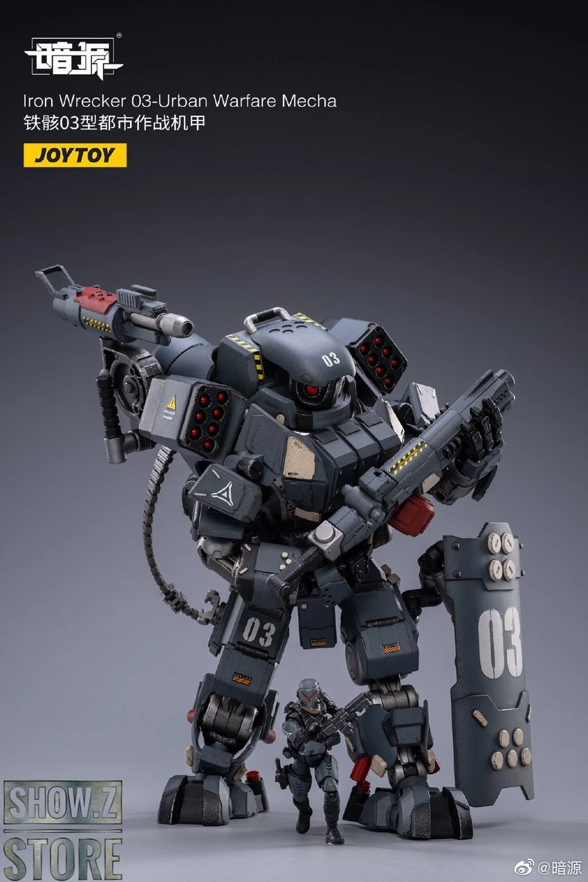 JoyToy Dark Source 1/24 Iron Wrecker 03 Urban Warfare Mecha W/ Pilot 5 JoyToy Dark Source 1/24 Iron Wrecker 03 Urban Warfare Mecha W/ Pilot - Image 5