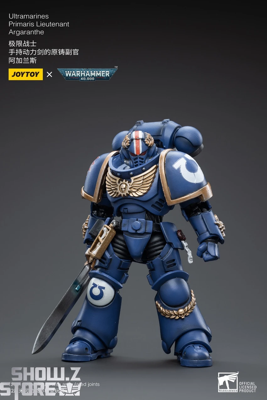 JoyToy Source 1/18 Warhammer 40K Ultramarines Primaris Lieutenant Argaranthe 4 JoyToy Source 1/18 Warhammer 40K Ultramarines Primaris Lieutenant Argaranthe - Image 4
