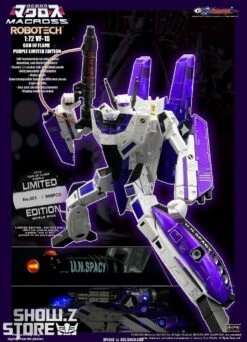 KitzConcept 1/72 Macross VF-1S God Of Flame Purple Limited Edition W/ Fast Pack Armor -MECHA REALM STORE fb32e3a85a