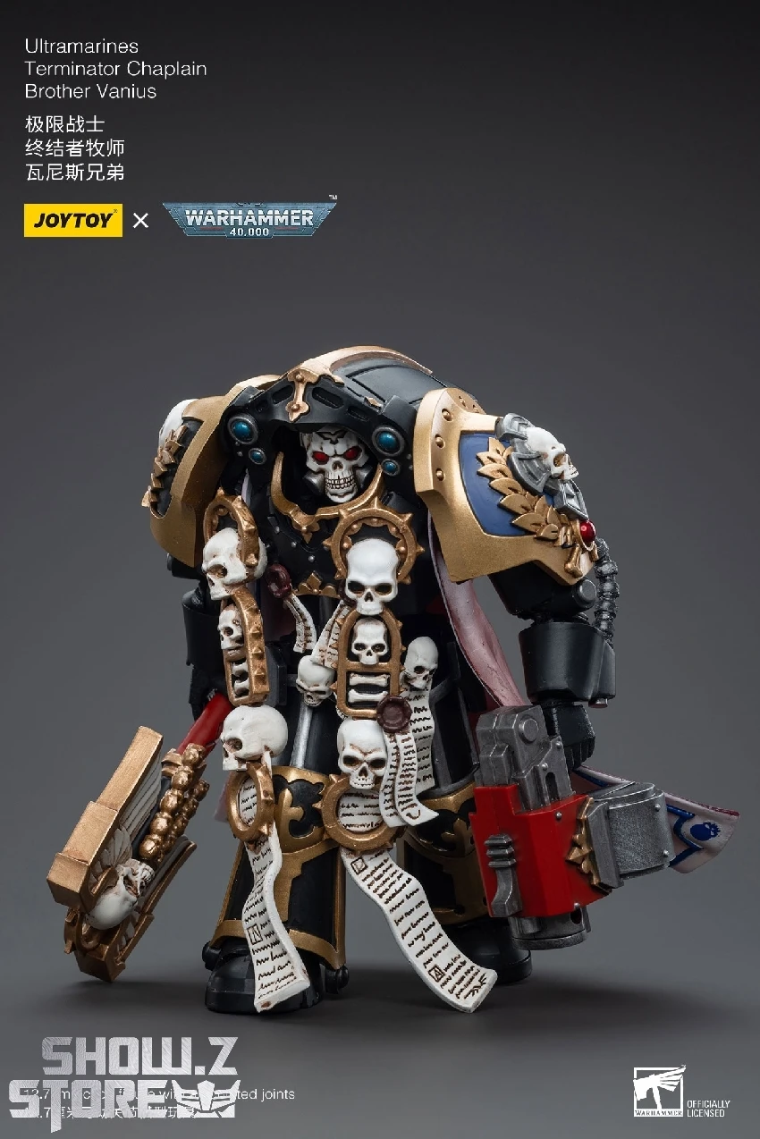 JoyToy Source 1/18 Warhammer 40k Ultramarines Terminator Chaplain Brother Vanius 9 JoyToy Source 1/18 Warhammer 40k Ultramarines Terminator Chaplain Brother Vanius - Image 9