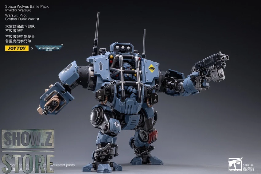 JoyToy Source 1/18 Warhammer 40K Space Wolves Battle Pack Invictor Warsuit & Brother Rurik Warfist 9 JoyToy Source 1/18 Warhammer 40K Space Wolves Battle Pack Invictor Warsuit & Brother Rurik Warfist - Image 9