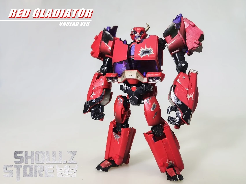 APC Toys Red Gladiator TFP Cliffjumper Zombie Version 8 APC Toys Red Gladiator TFP Cliffjumper Zombie Version - Image 8